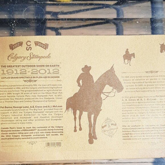 "CALGARY STAMPEDE" 2012  Canada # 2546 SS First Day Issue Lot of 5 - Picture 6 of 6